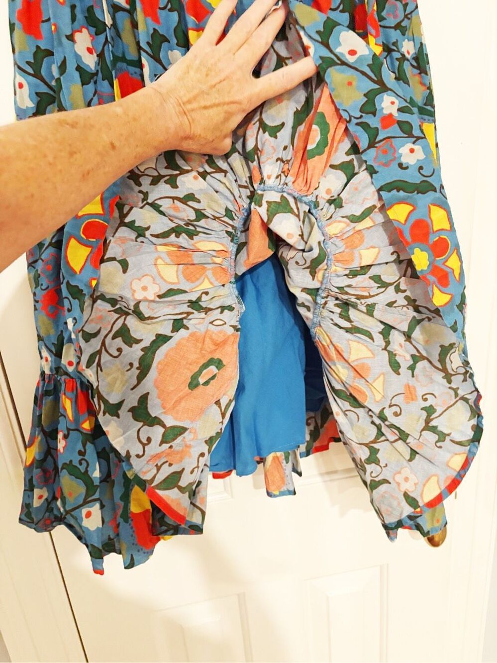 Rhode Resort Nala Dress XS Floral Trapeze Swing Dress - Picture 4 of 6